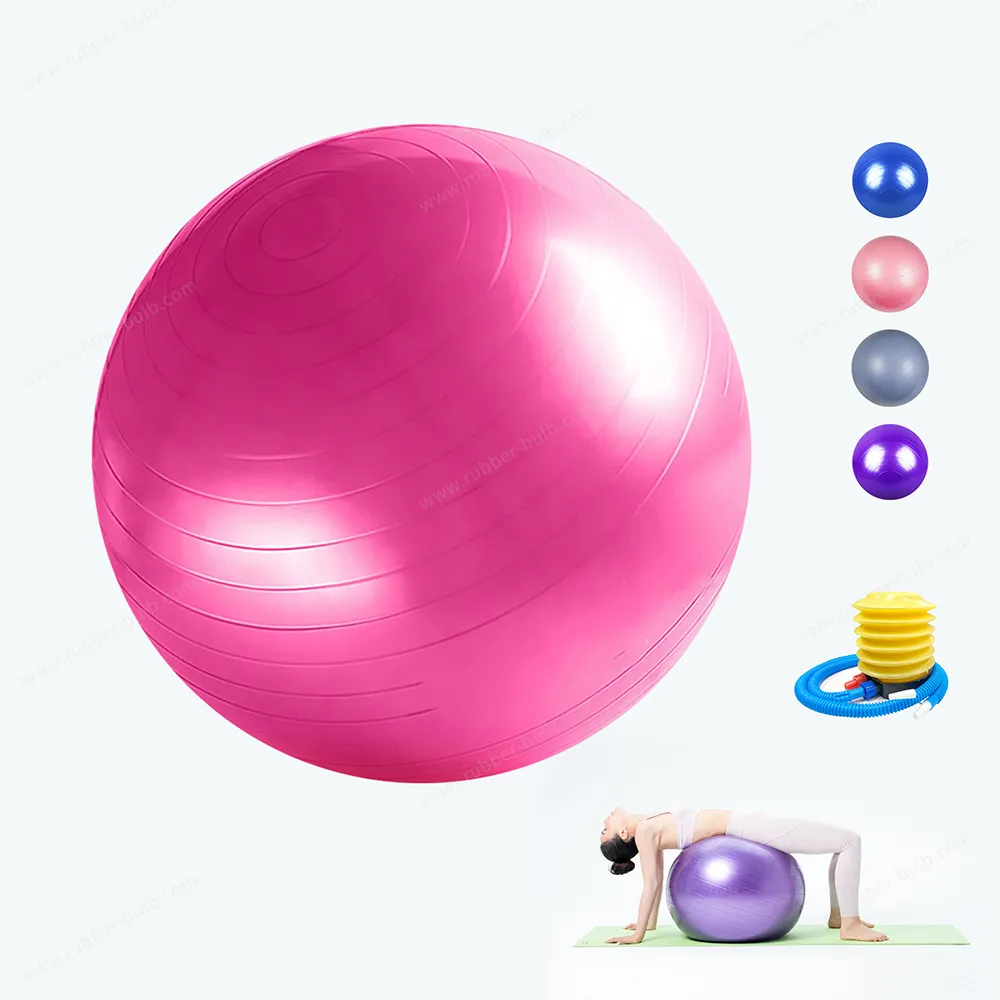 Auti-burst-Bola de PVC ecológica para yoga, Bola de yoga para gimnasio, sin ftalato, 75cm