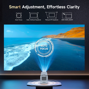 Projecteur de films LED portable d'extérieur HY310 Android 14 330 ANSI compatible 8K avec objectif automatique, Wi-Fi, haut-parleur Bluetooth, pour camping, format de poche - Product Image 3