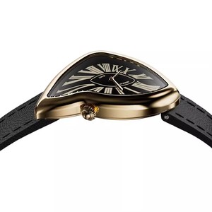 Reloj de Cuarzo para Mujer, Serie Time, de Acero Fino, Diseño Elegante y Moderno, Resistente al Agua, con Correa de Cuero y Esfera con Indicadores - Product Image 3