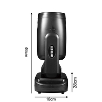 Nouveau modèle GBR-BL200R 180W 2 faisceaux 13 couleurs, projecteur LED Beam à roue pour spectacle en direct et éclairage de scène DJ disco