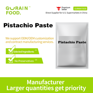 مكونات شاي بفقاعات من عجينة الفستق OEM ODM مع بسكويت وفواكه في زجاجة - Product Image 5