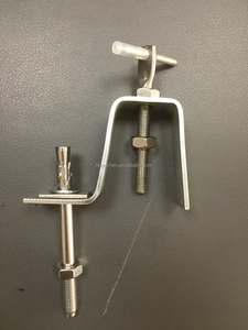 Support d'ancrage de revêtement en pierre de type Omega réglable en acier inoxydable <span class=keywords><strong>pour</strong></span> système de fixation de revêtement en pierre Support mural - Product Image 4