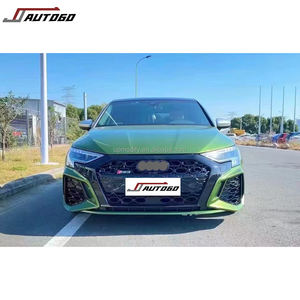 Kit di Conversione per Modifica Auto <span class=keywords><strong>Audi</strong></span> <span class=keywords><strong>A3</strong></span> <span class=keywords><strong>2020</strong></span>-2024 8Y, Aggiornamento al Modello RS3 2025, Assemblaggio Paraurti - Product Image 4