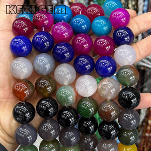 Wholesale 20mm Mix Color Natural Agate <strong>Stone</strong> <strong>Beads</strong> 7 Chakra Energy Power Large Natural Healing <strong>Stone</strong> <strong>Beads</strong> for Jewelry Making - Product Image 6