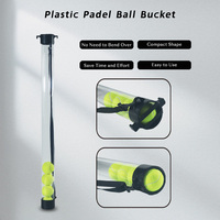 AEROKUN Nouveau produit Collecteur de balles Tube de ramassage de balles de pickleball Tube de ramassage de balles de tennis Balai à balles de padel