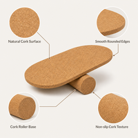 Planche d'équilibre en bois écologique antidérapante, planche d'équilibre en bois naturel pour la pratique du surf