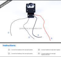 1.5 pouces carré Bi LED projecteur lentille double tasses 90W 6000K blanc Laser antibrouillard Module lumière pour voiture 100% cuivre matrice A3 A4 Fit