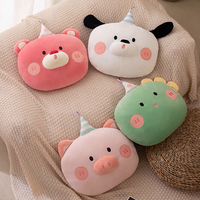 Coussins en Gros Série Animaux, Jouets en Peluche Animaux de Dessin Animé en Coton PP Doux, Coussins Décoratifs pour la Maison, Cadeau, Usine OEM
