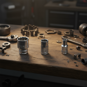 Fervi Polygonal <b>Socket</b> Wrench Normal Series 12mm 10mm 8mm Chrome Vanadium Steel - Product Image 3