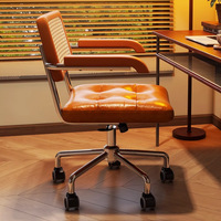 Fauteuil pivotant design ascenseur moderne Chaise de salle à manger ergonomique de style nordique vintage pour la maison et le bureau