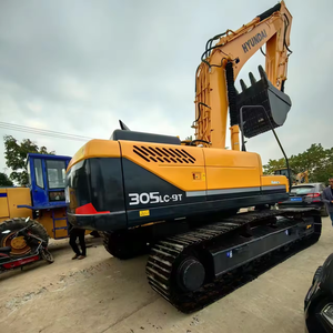 Excavadora de Orugas Usada Hyundai 305LC-9T, Maquinaria de Construcción de 30 Toneladas con Motor, Bomba y Precio Económico - Product Image 4