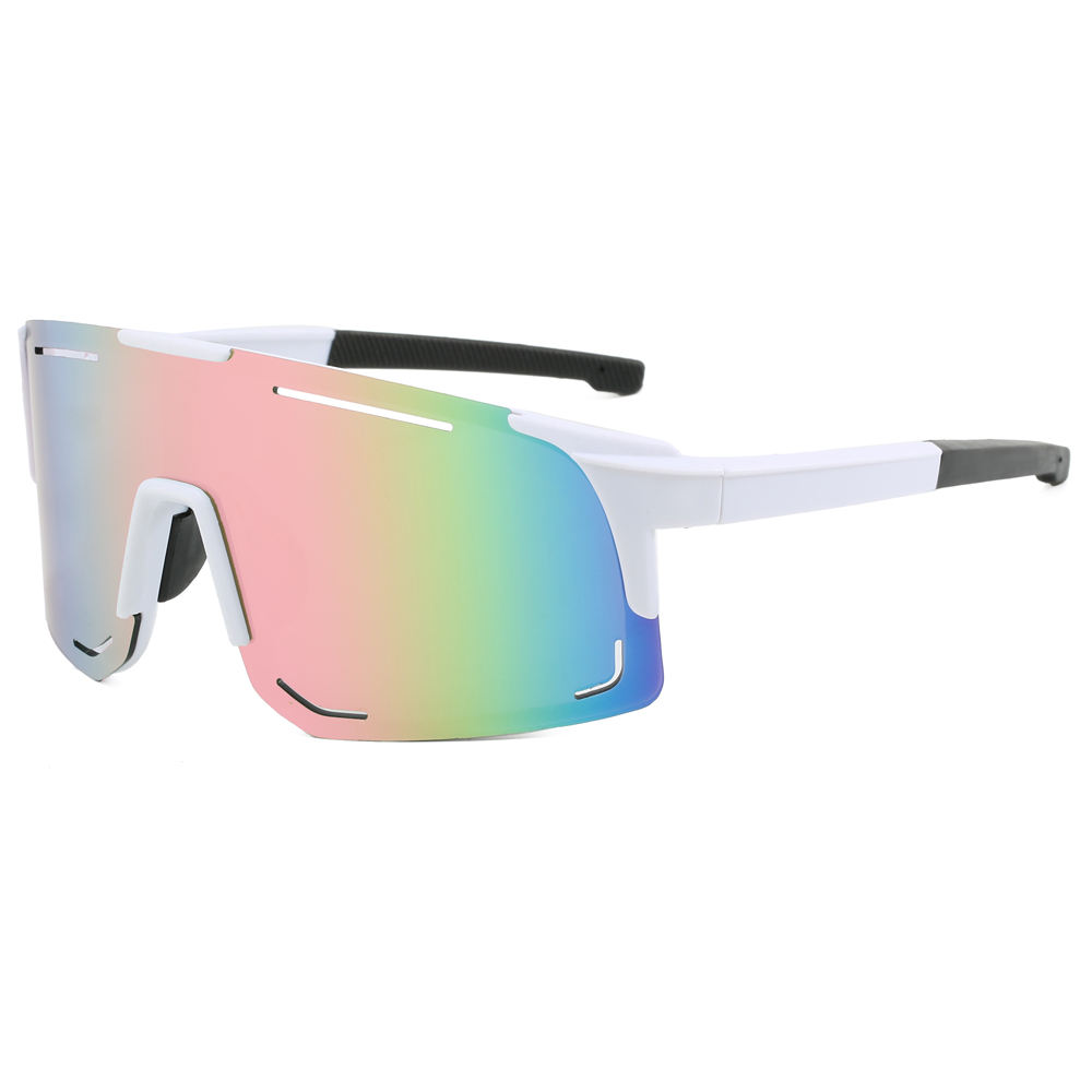 Superhot Eyewear 16167 Fashion 2024 Oversized Men Flat Top Sports Outdoor Cycling Shield Goggle Mirror Sunglasses