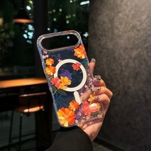 Al por mayor funda de teléfono bonita y floral para iPhone 17 Air, funda de teléfono magnética para celebridades de Internet para iPhone 17 16 Pro Max - Product Image 2