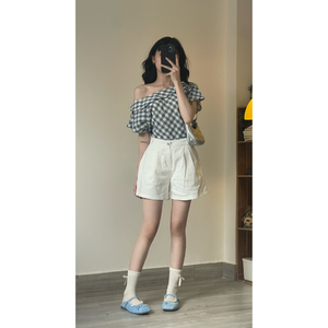 Shorts de maintien pour femmes de bonne qualité, 100% coton, écologiques, nombreux coloris, pantalons longs, marque privée, fournisseur vietnamien - Product Image 1