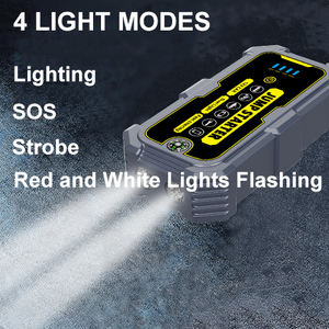 Портативное автомобильное пуско-зарядное устройство 1000A со светодиодным светом - Product Image 4