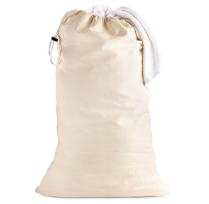 Sac <span class=keywords><strong>à</strong></span> <span class=keywords><strong>linge</strong></span> en coton 100% écologique avec cordon de serrage pour le rangement - Product Image 3