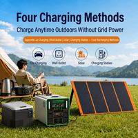 Station d'alimentation portable 6000W 15V 220V, générateur de secours extérieur à onde sinusoïdale pure pour le camping, les situations d'urgence et les voyages