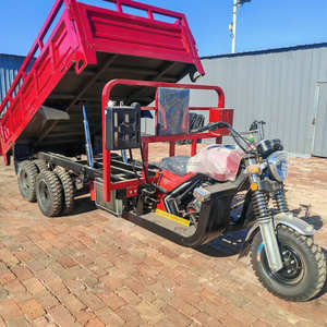 Camion de fret mobile à <span class=keywords><strong>neuf</strong></span> roues robuste et personnalisable, ouvert et fermé pour un transport de marchandises efficace, tricycles motorisés de 350 cm3 - Product Image 3