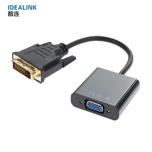 DVI זכר ל-vga נקבה וידאו ממיר מתאם עבור טלוויזיה PS3 PS4 DVI ל-vga מתאם