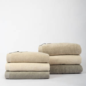 Ensemble de serviettes en coton style simple Mursalin pour le visage et le bain, sans torsion, doux et confortable pour la maison et l'hôtel - Product Image 4