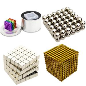 Permanent Ndfeb Industrial Magnetic Nickel Gold <strong>Color</strong> Coated Magnetic <strong>Block</strong> Circular Sphere Neodymium/Neodium Magnet Balls - Product Image 4