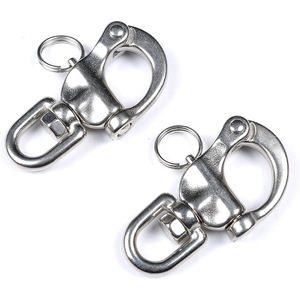 316 Roestvrijstalen Maritieme Kwaliteit Snelle Borgtocht Zware Boot Zeilarmband Hardware Duurzame Vaste Sluitbeugel - Product Image 3