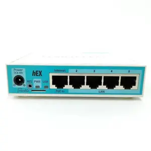 MikroTik Gigabit Wired Router RB750Gr3 Mini Home Broadband 5-port ROS Soft Routing