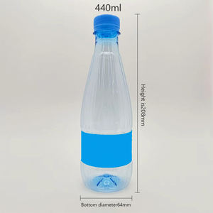 440ml Transparent Disposable Plastic Bottle with Screw Cap Pump Suitable for Mineral Water, Milk Tea and Juice Drinks - Product Image 6