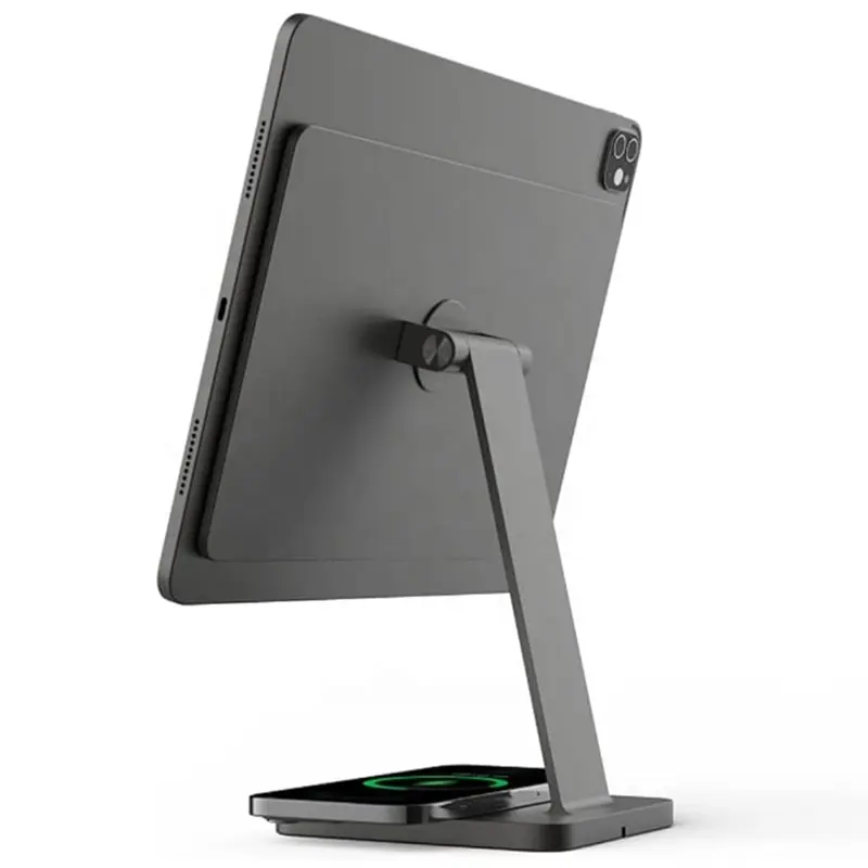 Supporto per Tablet in lega di alluminio girevole regolabile magnetico per Ipad