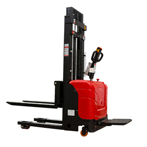Carrello Elevatore Semi-Elettrico 1000kg 1500kg 2000kg, Stoccatore a Spinta Manuale, Carrello Elevatore Retrattile 3m 4m 5m, Certificazione CE, Consegna Rapida - Product Image 1