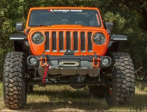 <span class=keywords><strong>Pare</strong></span>-chocs avant pour Wrangler (modèles Unlimited JL/JK 2013-2018) en acier au manganèse avec <span class=keywords><strong>protection</strong></span> tout-terrain améliorée <span class=keywords><strong>4x4</strong></span> - Product Image 4