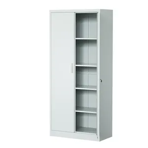 GD 2024 Customized 2 Doors Office Metal Storage Cabinet Steel Cupboard Metal Cabinet Filing Cabinet With 4 Shelves