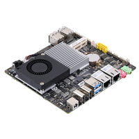 Carte mère industrielle Qotom MB2U246-0500 Intel Haswell Broadwell Nano ITX double LAN 4 COM 6 USB double HD 12V DC