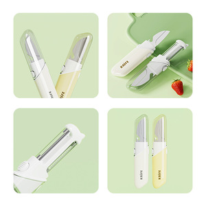 Kolife 5 In 1 Folding Fruit Knife Portable Multi Function Peeler Kitchen Tool For <b>Vegetables</b> And Fruits - Product Image 5