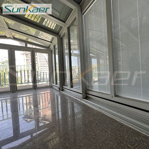 Sunrooms in alluminio e case in vetro con giardino a forma di tetto pieghevole e veranda per veranda - Product Image 4