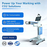 Marqueur laser CO2 électrique automatique haute vitesse pour bouteilles de moteur, codes QR, dates d'expiration - Surveillance à distance haute précision, Économie d'énergie