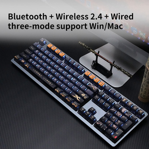 2026 New Hot Sale Full Size Gaming Keyboard 108-Key Triple-Mode Silent Mechanical Kailh Axis Body LED Backlit Hot-Swappable OEM - Product Image 3