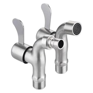 <span class=keywords><strong>Robinet</strong></span> de refroidissement simple en acier inoxydable 304 de conception spéciale 4 points 6 ouvertures rapides pour machine à laver de salle de bain pour l'extérieur - Product Image 5