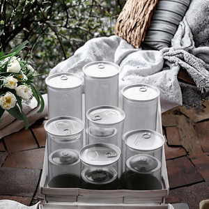 Pet Với Nhôm Cap 250Ml 330Ml 500Ml Kéo Vòng Chai Nhựa Uống Bao Bì Soda Lon Bia Ring-Kéo Có Thể - Product Image 2