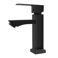 Prix économique bon marché robinet de bassin d'eau froide simple vente en gros en alliage de zinc mitigeur lavage main robinet de salle de bain