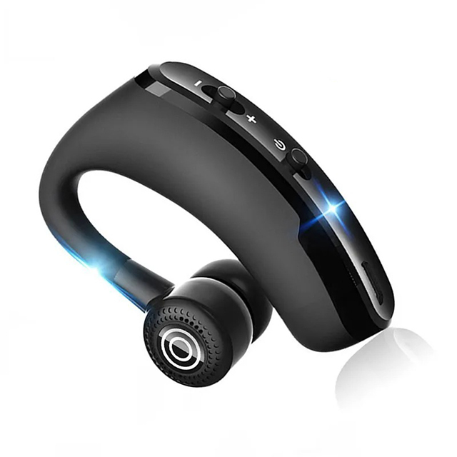 V9 for Earphone Sport Car Wireless with Mic HD Handsfree Calling Stereo Music Business Headset LED Battery Indicator