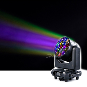 Faro mobile LED Big Bee Eye 19x40W RGBW Zoom Wash Moonflower per palcoscenico, IP33, luce diurna 6000K per eventi, club, matrimoni e feste - Product Image 3