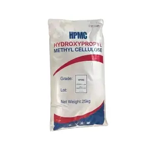 건설 등급 화학 물질 저렴한 가격 Hydroxypropyl 셀룰로오스 시멘트 모르타르 퍼티 용 hpmc 25 kg/가방