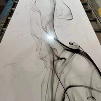 Panneaux muraux en PVC effet marbre avec revêtement UV moderne pour cuisines, salles de bain, escaliers et usage extérieur – Finition ultra brillante