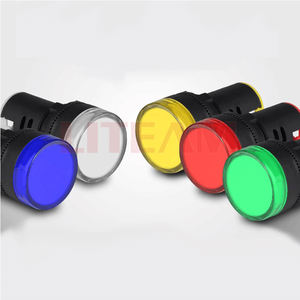 Lampu sinyal Led Mini plastik 98, lampu sinyal Led Mini Diameter 22mm 12v 24v 110v 220v, lampu merah indikator <span class=keywords><strong>16mm</strong></span> 220v - Product Image 6