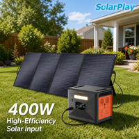 Station d'alimentation portable Solarplay 2500W 2304Wh, générateur solaire certifié, kit de secours domestique, éligible à 30% ITC