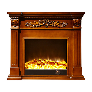 Chimenea eléctrica LED independiente pequeña de lujo, diseño <span class=keywords><strong>Kamin</strong></span>, troncos decorativos de Control remoto para sala de estar, hogar Foshan - Product Image 4