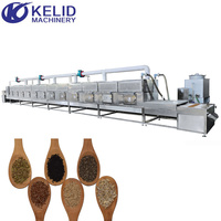 Tunnel en acier inoxydable micro-ondes épices sèche piment épicé poudre séchage Machine équipement