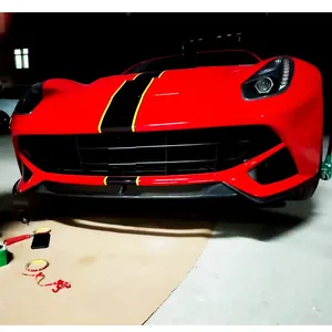 Pare-chocs avant en fibre de carbone véritable de style <span class=keywords><strong>RZA</strong></span> pour Ferrari F12 Berlinetta 2013 - 2017 - Product Image 6