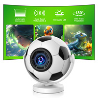 Mini projecteur T3 Android HD 1080P, home cinéma portable, football CRT, garantie de 30 jours